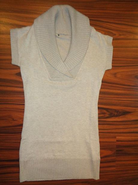 Luxusní béžová úpletová vesta, s