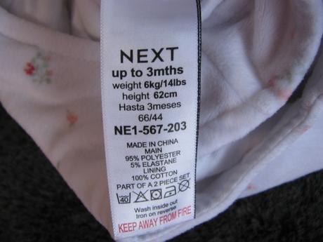 Pružný velurový overal, dupačky s kytičkami next, next,62