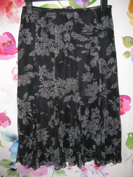 Letní, společenská midi sukně s květinovým vzorem, gerry weber,38