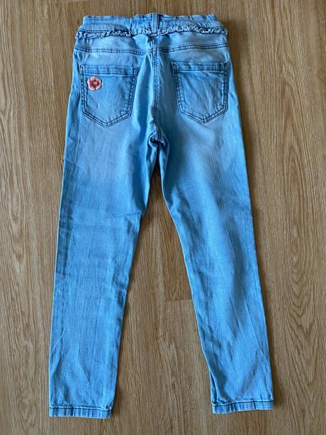 Dívčí set - trika, rifle - 8ks - vel. 134, 122–134