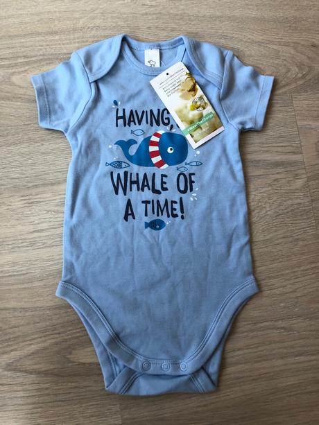 Nové biobavlněné body s velrybou c&a, c&a,86