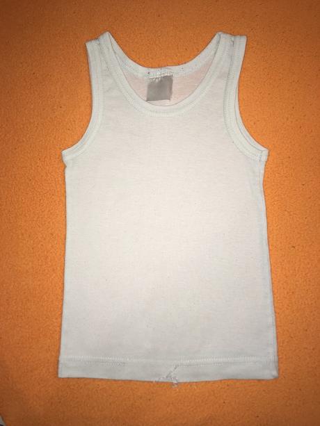 Bílé tílko bez potisku (vel.92), 92