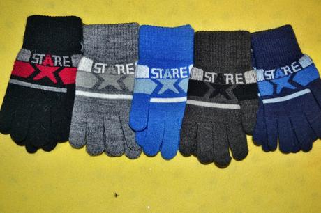 Strečové rukavice prstové v.128-158, 128 - 158