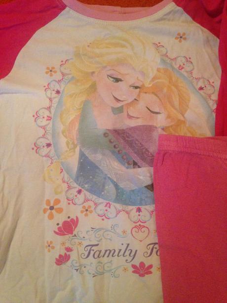 Dvoudílné pyžamo anna a elsa - ledové království, disney,104
