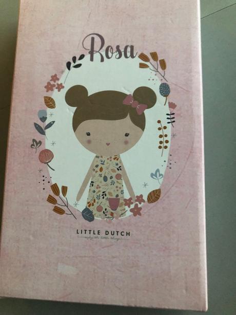 Látková panenka rosa v krabičce zn. little dutch, 