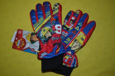 Rukavice požárník sam,šusťákové,116-134, setino,116 / 122 / 128 / 134