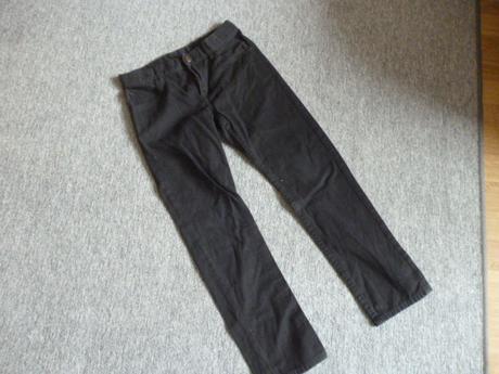 Černé rifle vel. 7-8 h-m, h&m,128