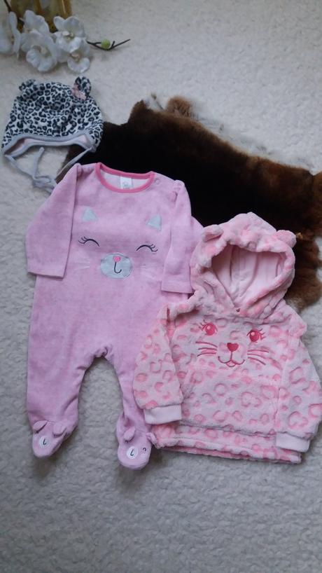 Kočičí sada pro miminko, vel. 68, 68–80