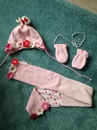 Zimní set - čepice atd., marks & spencer,62
