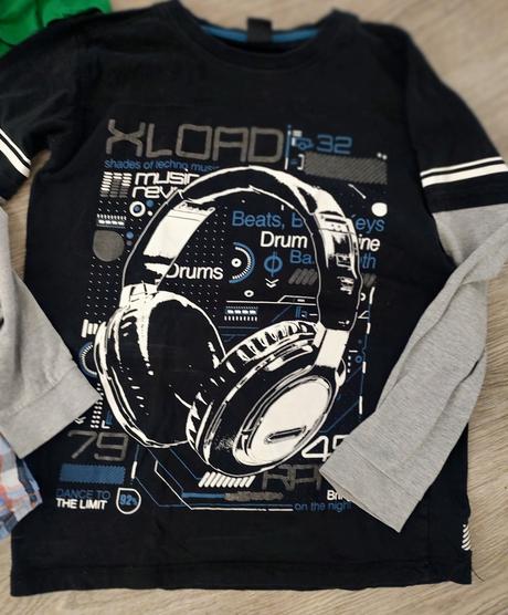 Trika dl.+ kr.rukáv + košile vel.146, 140–152