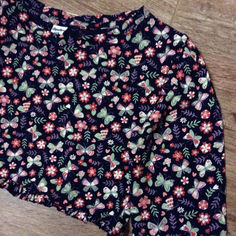 Crop top s motýlky, dopodopo,128