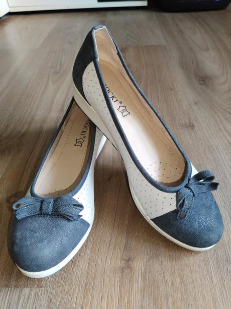 Lasocki kožené baleríny vel 39, lasocki,39