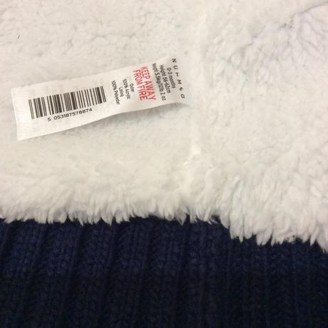 Hodně teplý svetr s kožíškem, nutmeg,62