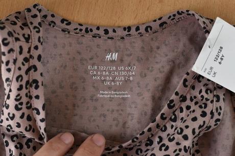 Šaty vel. 122 / 128, h&m,122