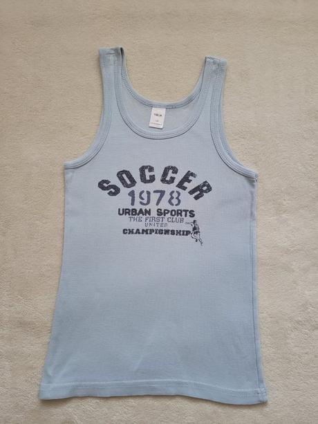 Bavlněné tílko s nápisem, yigga,128