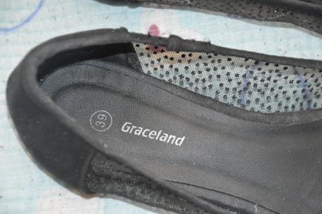 39 černé vzdušné balerínky, graceland,39