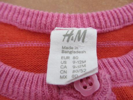 Svetřík pro holčičku., h&m,80