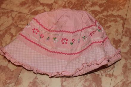 Dívčí kloubouk - klobouček květy obv. 52 - 53,5 cm, debenhams,86