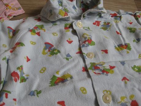Flanelové kabátky - pyžamo, 80