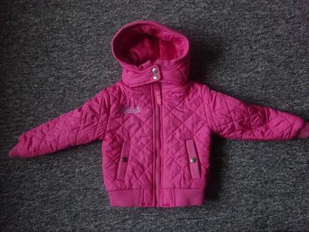 Zimní růžová bunda, vel. 98, lazy town,98