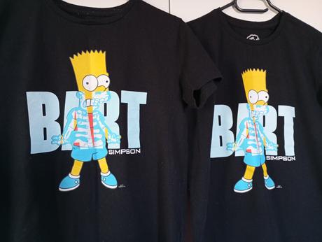 Dvakrát vtipné triko bart simpson, sinsay,152