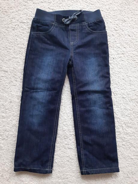 Kalhoty podsite flisem, lupilu,110