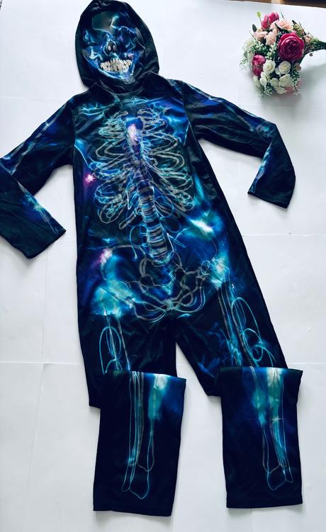 An24/ kostým kostlivec svítivý - v.11/12 let, 