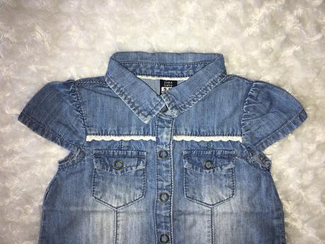 Riflová/džínová košile zara, zara,80