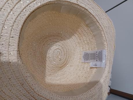 Slaměný klobouk slamák s bambulkama vel 54, pepco,128