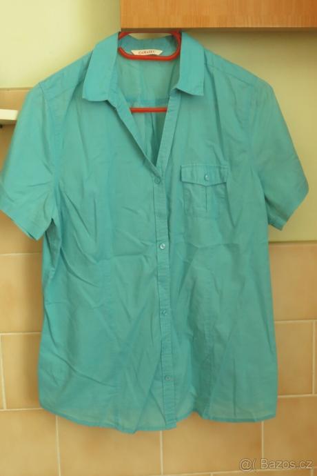 Letní oblečení, vel. 42 - halenky, kalhoty, sukně, 42