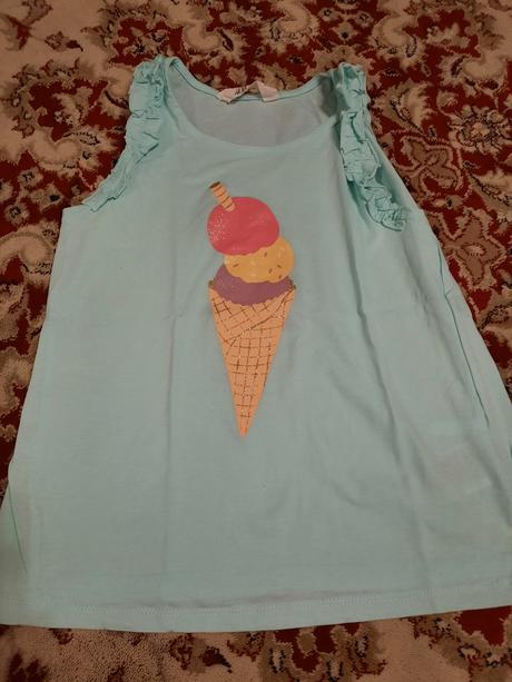 Tílko se zmrzlinou, h&m,134