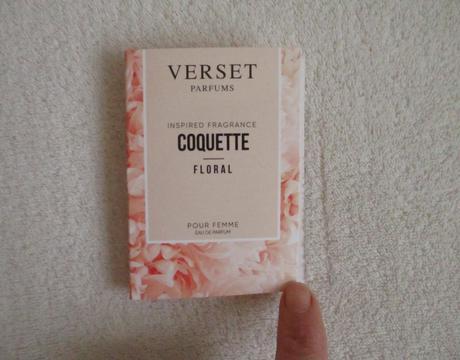 Parfém verset coquette vzorek, 