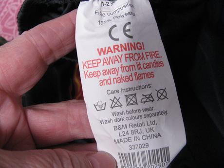 Maškarní kostým-kalhoty ohnivý mužíček v.1-2 roky,