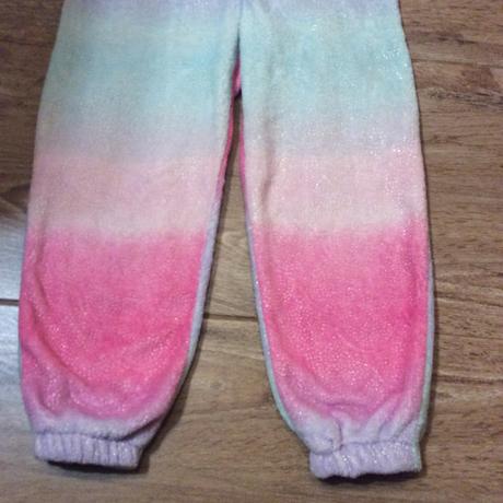 Huňatý teplý duhový overal, 128