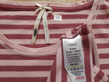 8 x tričko vel 134/140,next,ham,faf,cool club atd, 134