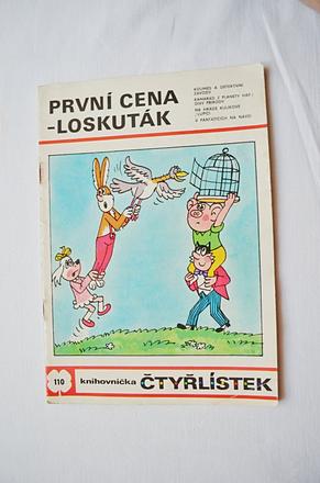 Dětský časopis čtyřlístek 110/ první cena - loskut, 