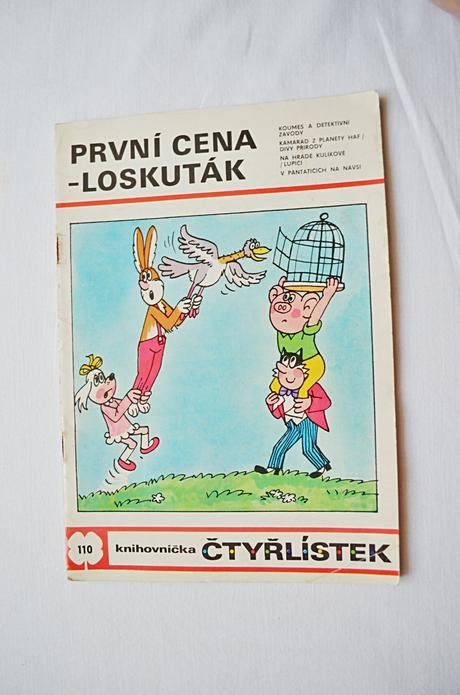 Dětský časopis čtyřlístek 110/ první cena - loskut, 