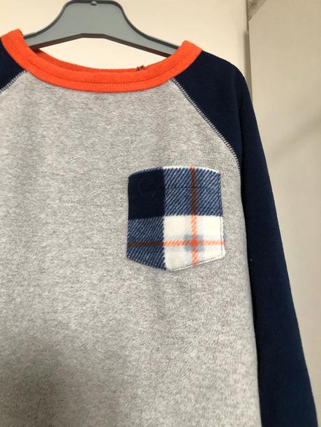 Flísová mikina s kapsou, 128