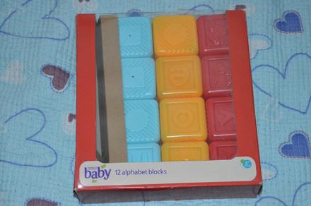 Plastové kostky, 12 ks ,