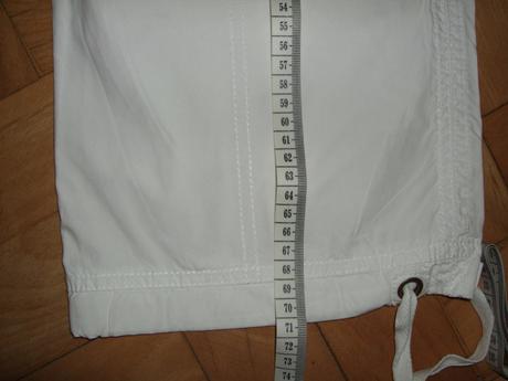 Biele trojštvrťové nohavice, cherokee,36