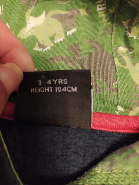 Mikina next vel. 104 s dinosaurem, next,104