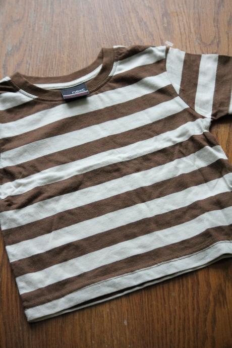 Tričko proužkaté, next,74