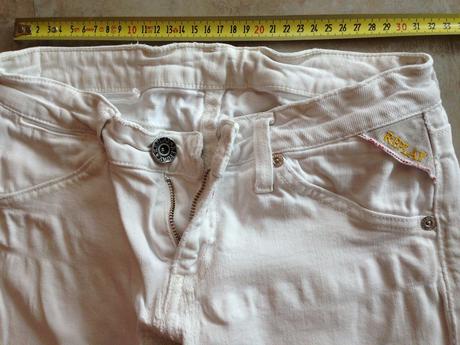 Bílé džíny bavlna replay na donošení vel.26 dámské, replay,s