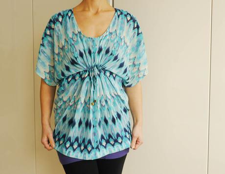 Prusvitna tyrkysova bluza h&m, h&m,xs