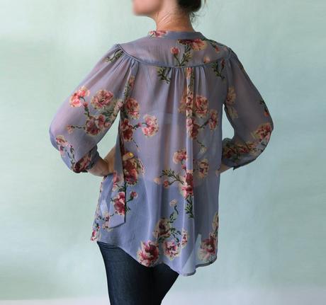 Romantická květovaná halenka topshop vel. 34, topshop,34 / xs