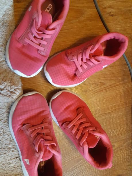 2 x tenisky fila růžové, 29