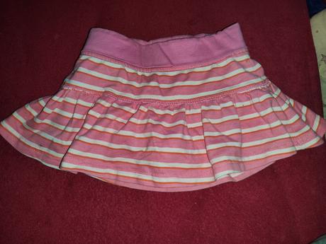 Dívčí sukně proužky vel. 98 - 104, 98