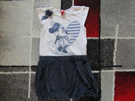 Šaty pro holku s minní zn.disney vel.122, disney,122