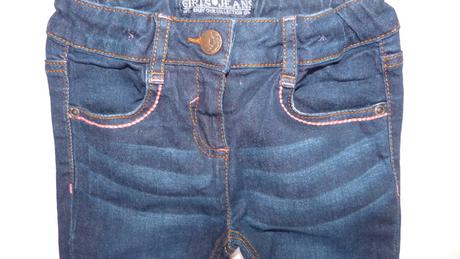 Dívčí slim kalhoty s regulací, c&a,104