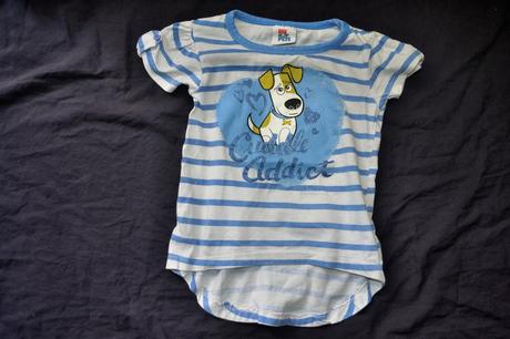 Tričko s pejskem 92/98 bavlna dívčí, 92